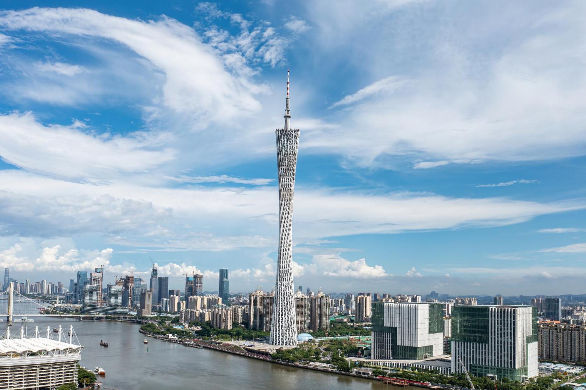 Yun Jin City View Hotel - Guangzhou Taikoo Hui Zhujiang New Town Tianhe Sports Center Extérieur photo