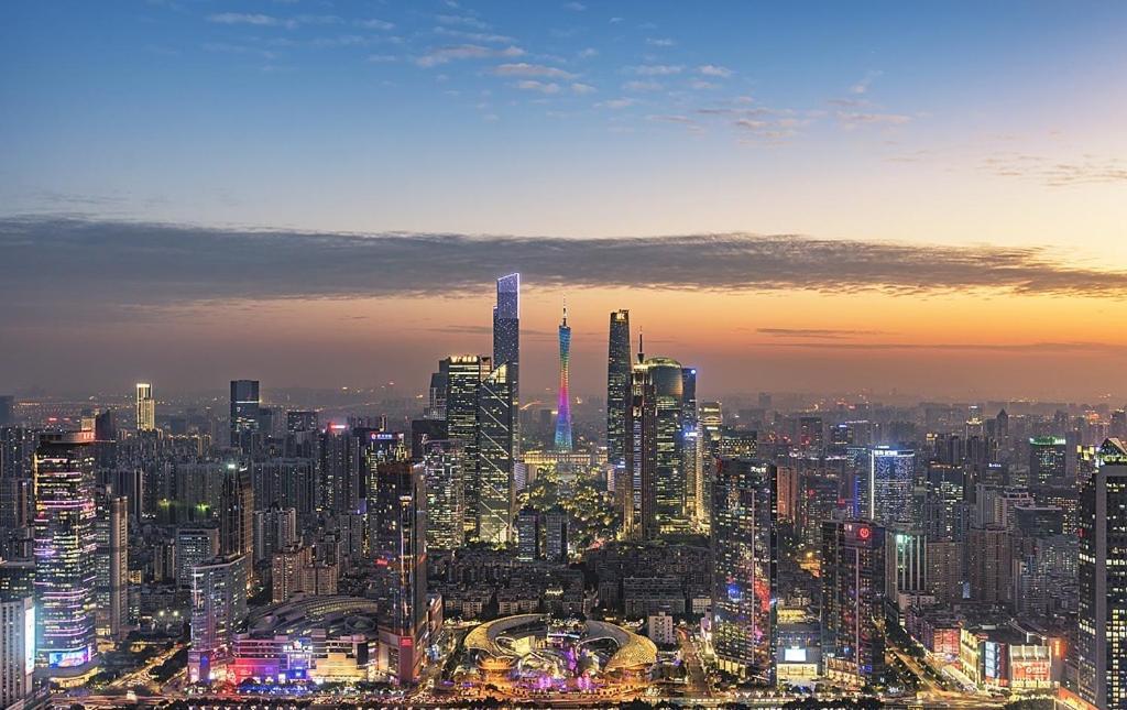 Yun Jin City View Hotel - Guangzhou Taikoo Hui Zhujiang New Town Tianhe Sports Center Extérieur photo